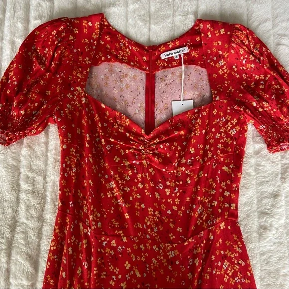 🌿NWT Reformation Lacey Dress in Baila